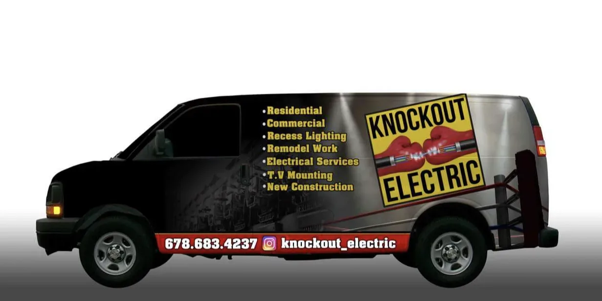 IMG_9839 A van with the words indy electric on it.